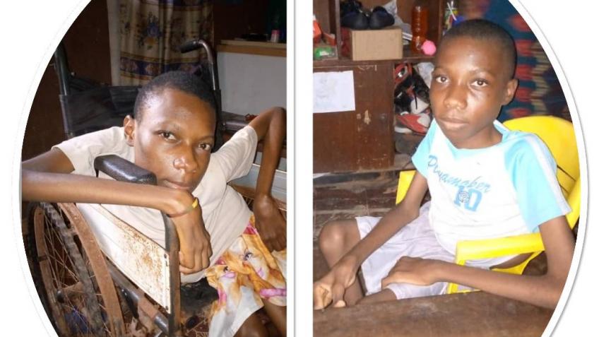 Two disabled brothers