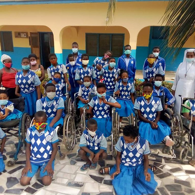 Children with disabilities at school in Nigeria